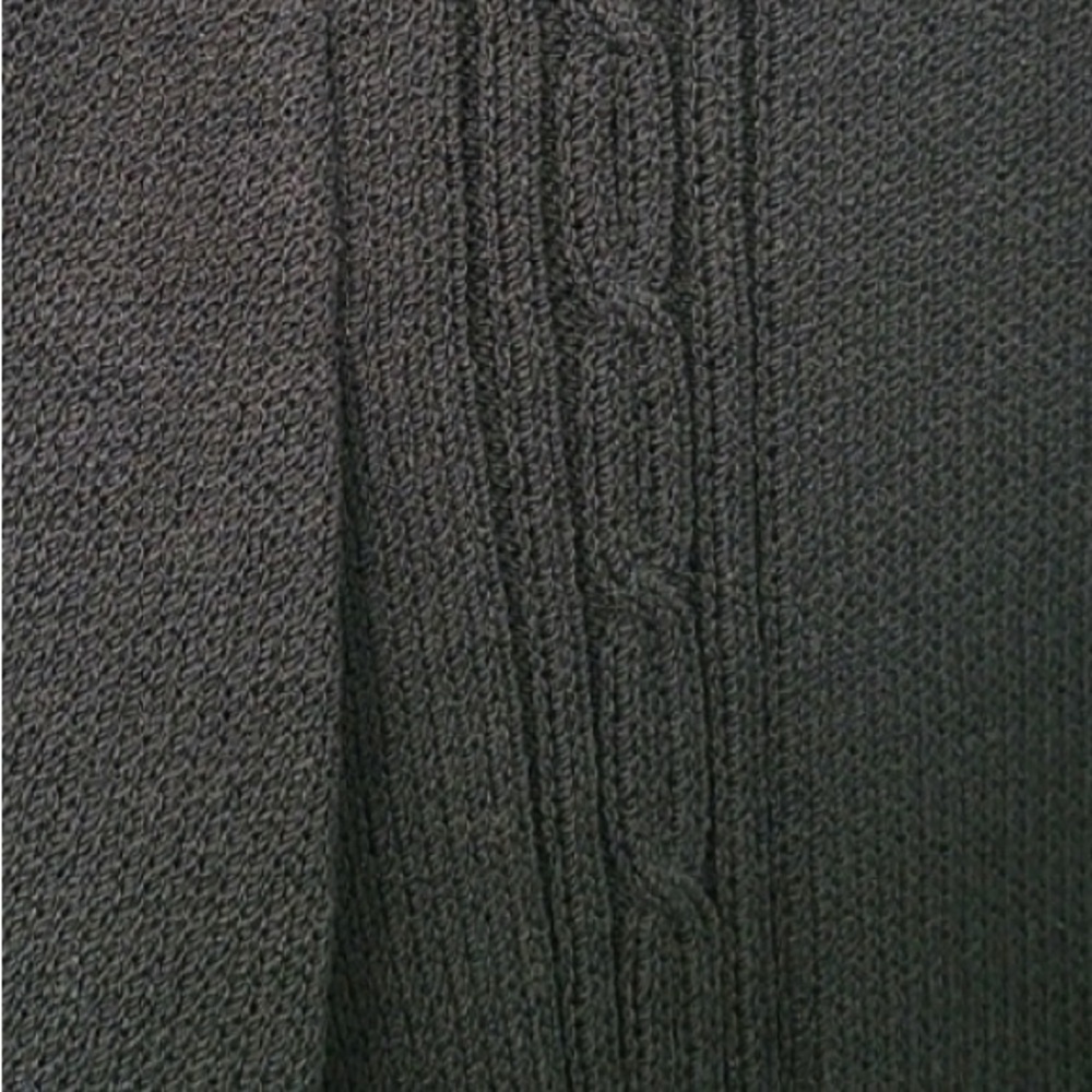 St. John - Santana Knit- Black and Cream Polo style - sweater with Long Sleeves - Picture 5 of 8